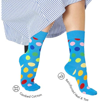 Happy Socks Colorful Striped Crew Socks 4-Pack Gift Box