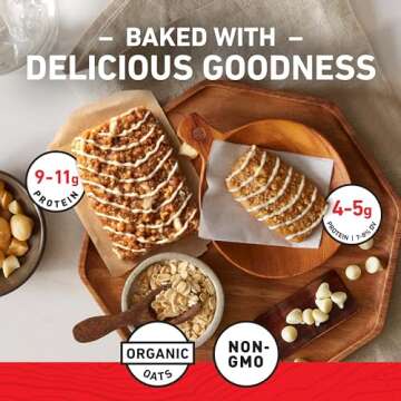 CLIF BAR - White Chocolate Macadamia Nut Flavor - Full Size and Mini Energy Bars - Made with Organic Oats - Non-GMO - Plant Based - 2.4 oz. and 0.99 oz. (20 Count)