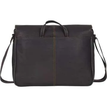 Colombian Leather Crossbody Laptop Case & Tablet Bag