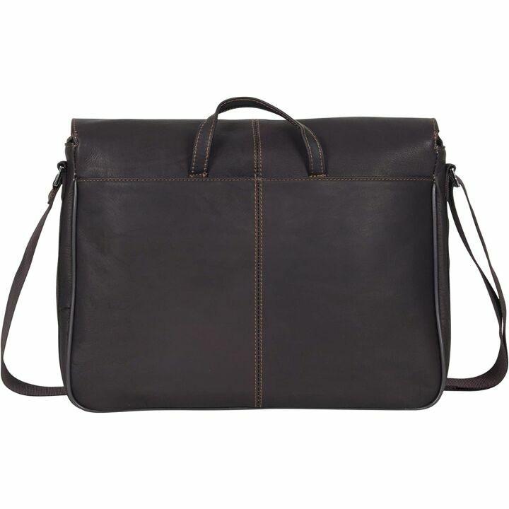 Colombian Leather Crossbody Laptop Case & Tablet Bag