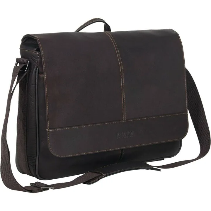 Colombian Leather Crossbody Laptop Case & Tablet Bag