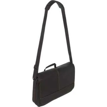 Colombian Leather Crossbody Laptop Case & Tablet Bag