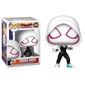 POP Marvel: Spider-Man: Across The Spider-Verse - Spider-Gwen (Gwen Stacy) Funko Vinyl Figure (Bundl...