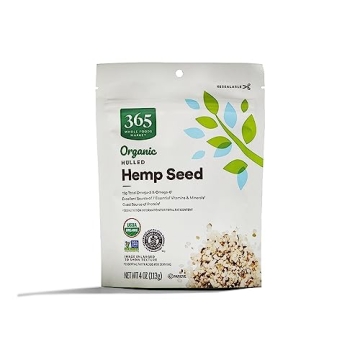 365 Organic Hemp Seed 4 Ounce Nutritional Booster