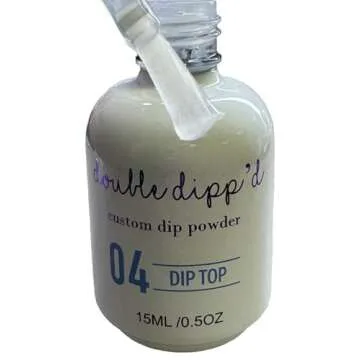 Double Dipp'd Shiny Finish Dip Liquids Set for Nails