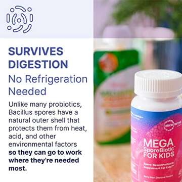 MegaSporeBiotic Kids Probiotic Gummies for Gut Health