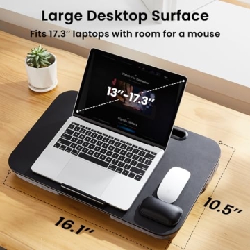 ErGear Extra Large Laptop Lap Desk for Ergonomic Comfort