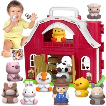 Farm Animal Playset for 1-3 Years Old - KMUYSL