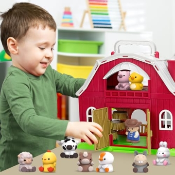Farm Animal Playset for 1-3 Years Old - KMUYSL