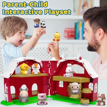 Farm Animal Playset for 1-3 Years Old - KMUYSL