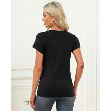 Memorose Women's Short Sleeve Tops - Comfortable and Stylish Tees