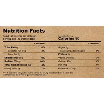 HU KITCHEN Everything Crackers, 4.25 OZ