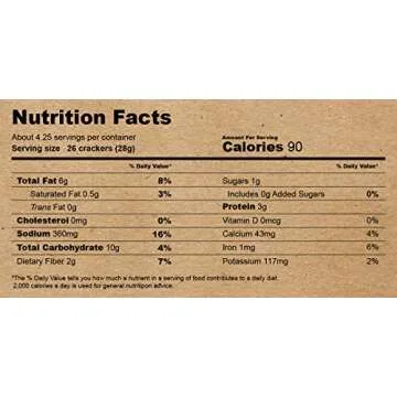 HU KITCHEN Everything Crackers, 4.25 OZ