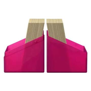 Ultimate Guard Boulder 100+, Deck Case for 100 Double-Sleeved TCG Cards, Rhodonite, Secure & Durable Storage for Trading Card Games, Soft-Touch Finish