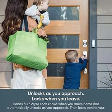 Wyze WiFi & Bluetooth Enabled Smart Door Lock, Wireless & Keyless Entry, works with Amazon Alexa & Google Assistant, Fits on Most Deadbolts, Includes Wyze Gateway - A Certified for Humans Device
