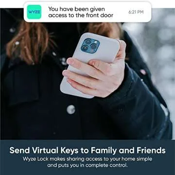 Wyze WiFi & Bluetooth Enabled Smart Door Lock, Wireless & Keyless Entry, works with Amazon Alexa & Google Assistant, Fits on Most Deadbolts, Includes Wyze Gateway - A Certified for Humans Device