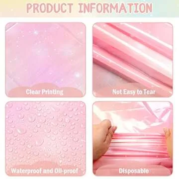 Riakrum Pastel Rainbow Tablecloths for Parties 3 Pcs