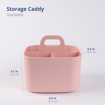 BLUE GINKGO Multipurpose Caddy Organizer in Pink