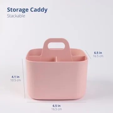 BLUE GINKGO Multipurpose Caddy Organizer in Pink