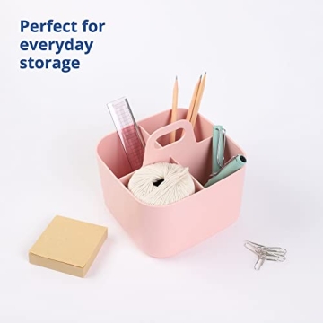 BLUE GINKGO Multipurpose Caddy Organizer in Pink