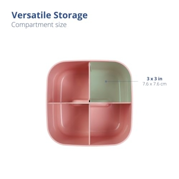 BLUE GINKGO Multipurpose Caddy Organizer in Pink