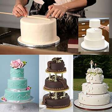 Non-stick Springform Pan Set,7 Sizes of High-carbon Steel Cake Pans, Leak-proof Bakeware Cheesecake Pan with Quick Release Clips & Removable Bottom (Set-1)