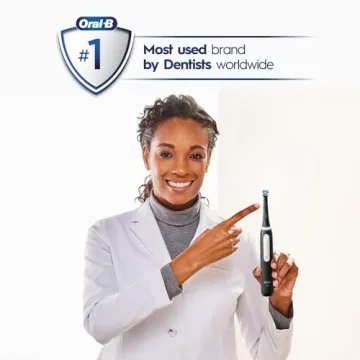 Oral-B iO Deep Clean Rechargeable Electric Powered Toothbrush, Black with iO Series 3 Limited, 2 Brush Heads and Travel Case - Pressure Sensor to Protect Gums - 3 Cleaning Settings - 2 Minute Timer