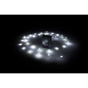 Brightz CoolerBrightz LED Cooler Light Rope - White - Waterproof Ice Chest Rope Light for Cooler - Colorful Bright Micro-LED Lights - Compatible with Yeti, ORCA, Igloo, Coleman and Ozark Ice Chests