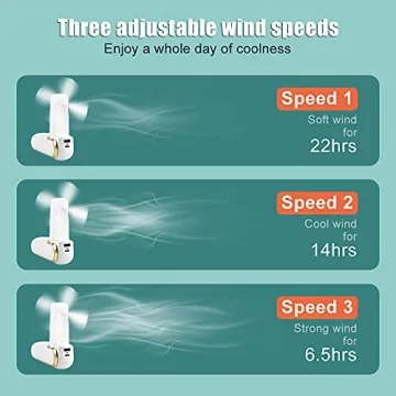 Ideapro USB Rechargeable Handheld Fan with Power Bank & Flashlight