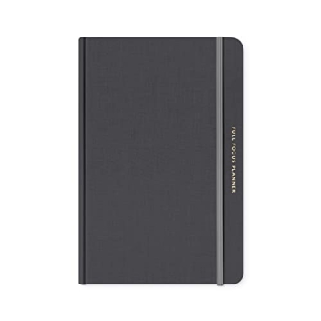 Full Focus Gray Linen Planner to Achieve Your Goals