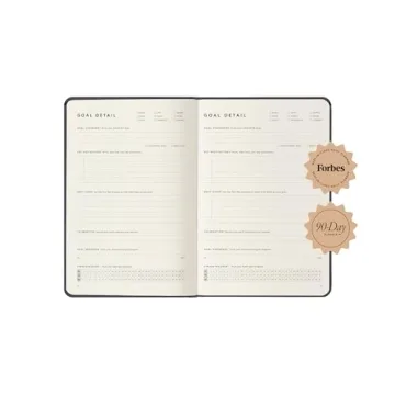 Full Focus Gray Linen Planner to Achieve Your Goals