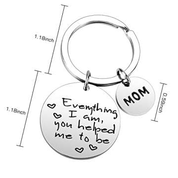 CaseTank Mom Gifts from Daughter Son Kids, Keychain Jewelry Gifts for Grandma Stepmother, Birthday Gifts for Great Mother Gifts