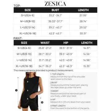 ZESICA Women's Summer Two Piece Sweater Lounge Sets Casual Knit Trendy Tunic and Shorts Outfits Black M