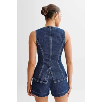 Women's Casual Denim 2-Piece Summer Set for Stylish Days