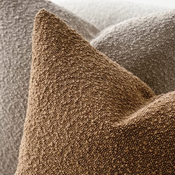 Cozy Boucle Throw Pillow Covers for Modern Home Decor