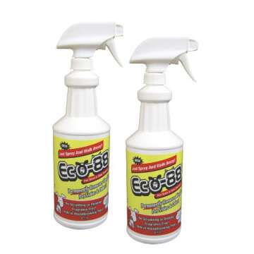 Eco-88 Pet Stain & Odor Remover Twin Pack - Eco-Friendly & Effective 32oz Bottles