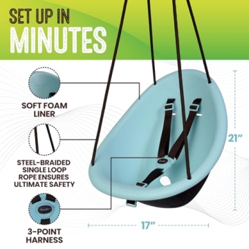 Swurfer Kiwi Toddler Swing Safe Comfy Outdoor Baby Swing