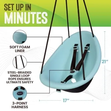 Swurfer Kiwi Toddler Swing Safe Comfy Outdoor Baby Swing