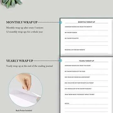 Elegant Reading Journal for Book Lovers - Track Your Progress