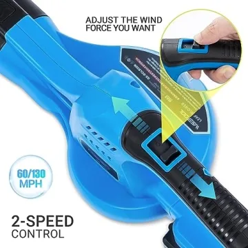 WISETOOL 20V Cordless Leaf Blower Lightweight Powerful