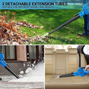 WISETOOL 20V Cordless Leaf Blower Lightweight Powerful