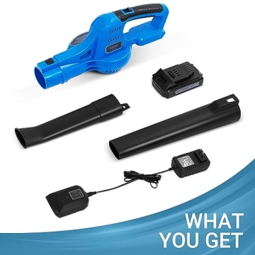 WISETOOL 20V Cordless Leaf Blower Lightweight Powerful