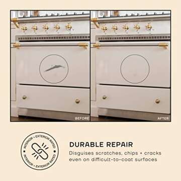 soto White Paint Touch Up, Appliance + Porcelain, High-Gloss Finish (No. 01 Perfect White) - 1.5 Ounces/45 Milliliters of Enamel + Bathtub Repair for Tub, Tile, Appliances, Interior/Exterior