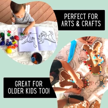 Biodegradable Disposable Splat Mats for Mess-Free Meals