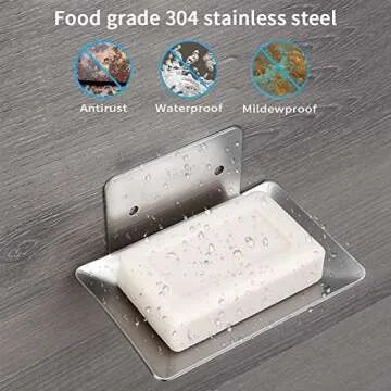 Mczxon Bar Soap Holder - Sleek & Durable Shower Soap Dish