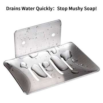 Mczxon Bar Soap Holder - Sleek & Durable Shower Soap Dish