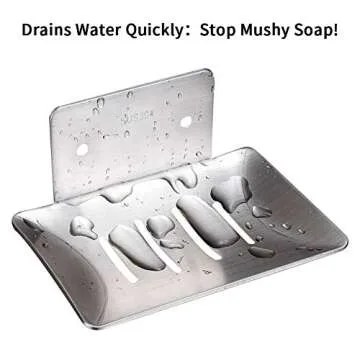 Mczxon Bar Soap Holder - Sleek & Durable Shower Soap Dish