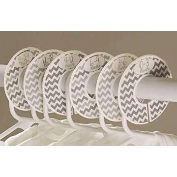 C170 Baby Closet Dividers for Nursery Organization