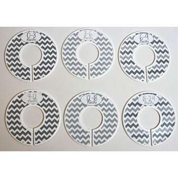 C170 Baby Closet Dividers for Nursery Organization