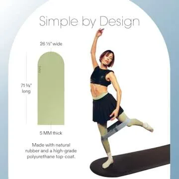 Bala Yoga Mat for Every Workout - Sage Non Slip Design